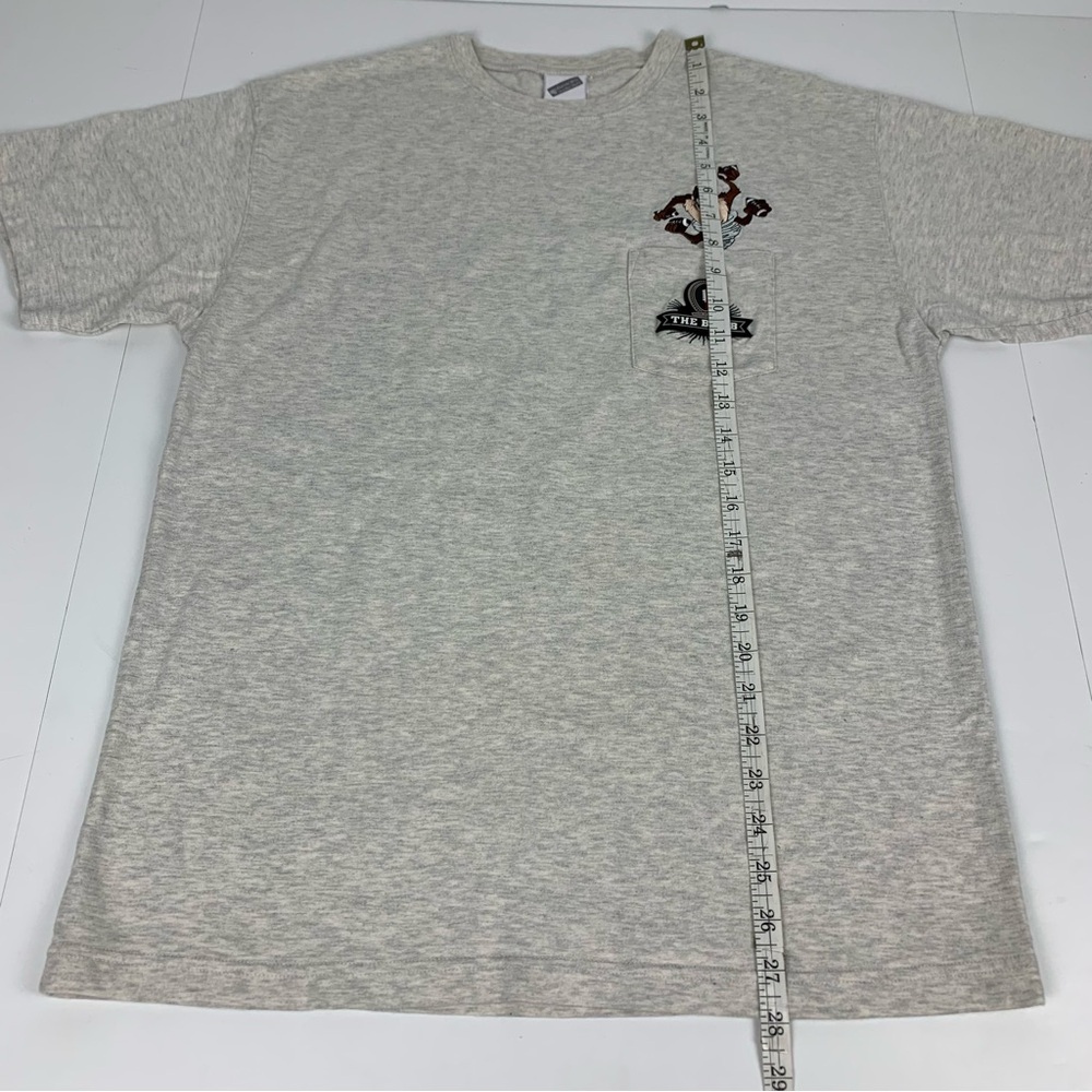 Vintage Taz Looney Tunes Tee Tasmanian Devil Football T-Shirt Size Medium - Picture 5 of 8